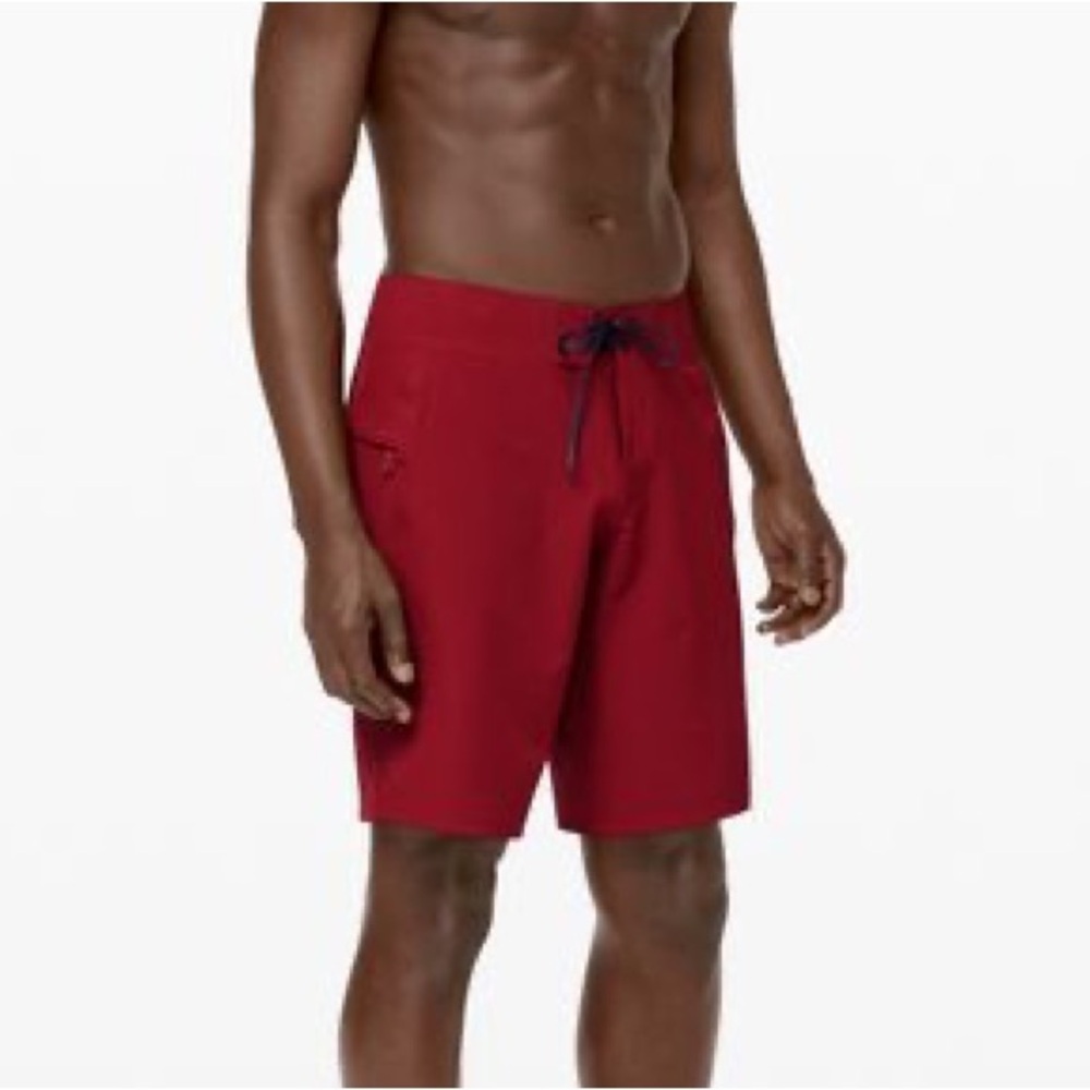 Lululemon Current State Board Short 10” in Deep Red size 34